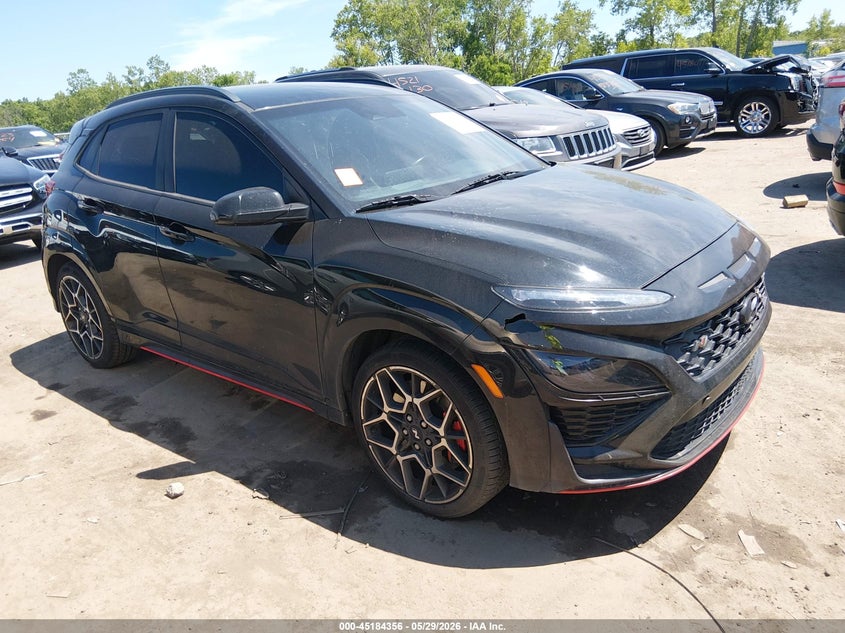 2022 Hyundai Kona VIN KM8KH3AC9NU004474 IAAI salvage auction — HAIL, Salvage (Ohio), sold $3,550 on 2026-07-28 (photo 1)