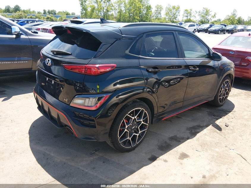2022 Hyundai Kona VIN KM8KH3AC9NU004474 IAAI salvage auction — HAIL, Salvage (Ohio), sold $3,550 on 2026-07-28 (photo 4)