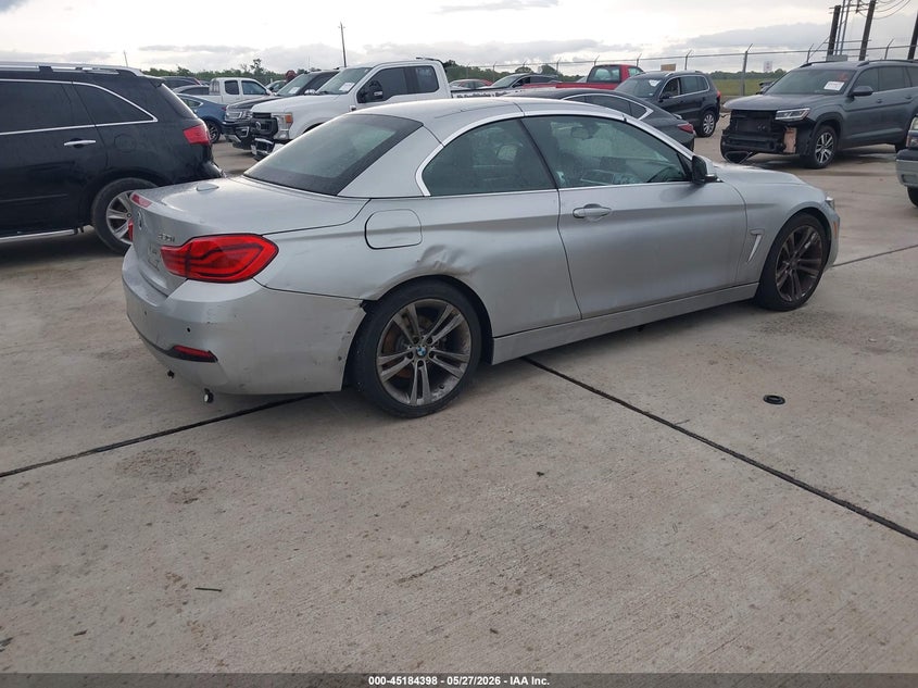 2018 BMW 4er VIN WBA4Z1C56JEC70651 IAAI salvage auction — WATER/FLOOD, Salvage (Texas), sold $2,250 on 2026-07-09 (photo 4)