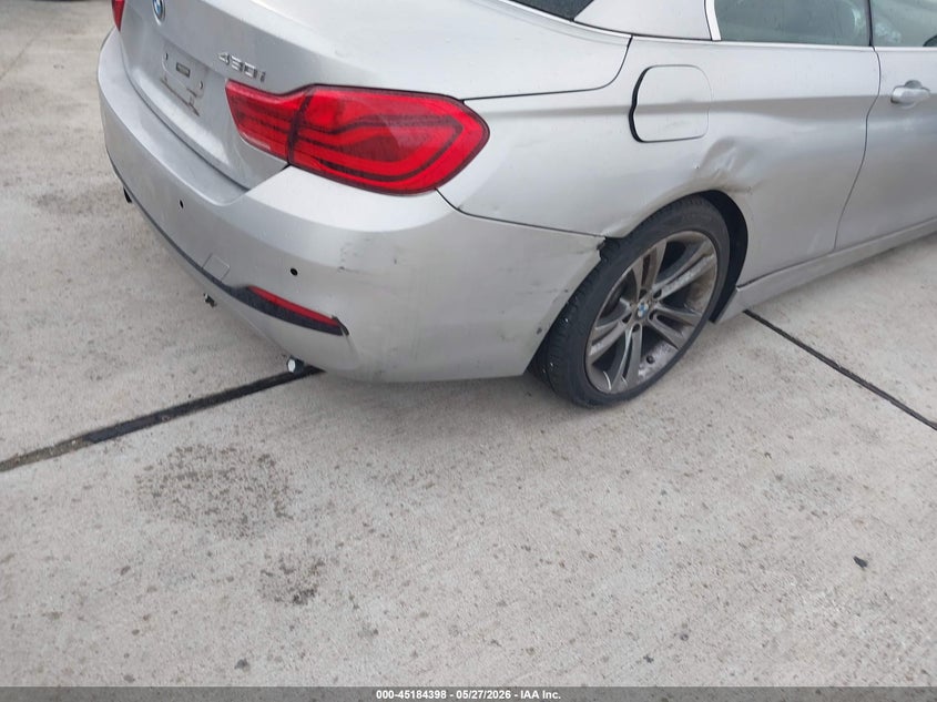 2018 BMW 4er VIN WBA4Z1C56JEC70651 IAAI salvage auction — WATER/FLOOD, Salvage (Texas), sold $2,250 on 2026-07-09 (photo 6)