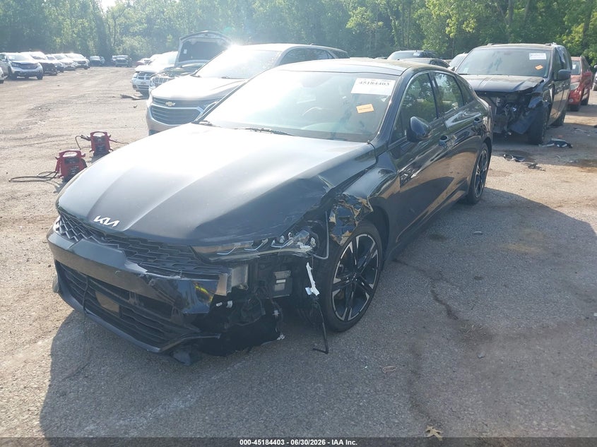 2022 Kia K5 VIN 5XXG64J25NG141124 IAAI salvage auction — LEFT FRONT, Salvage Title, sold $525 on 2026-07-21 (photo 2)
