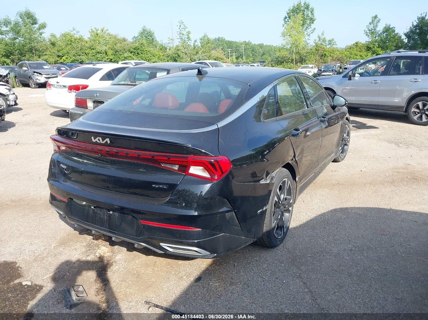 2022 Kia K5 VIN 5XXG64J25NG141124 IAAI salvage auction — LEFT FRONT, Salvage Title, sold $525 on 2026-07-21 (photo 4)