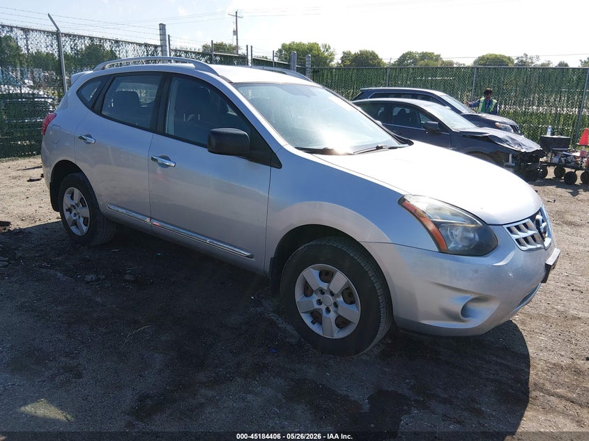 2015 Nissan Rogue VIN JN8AS5MV0FW261592 IAAI salvage auction — HAIL, Salvage (Kansas), sold $1,450 on 2026-07-31 (photo 1)