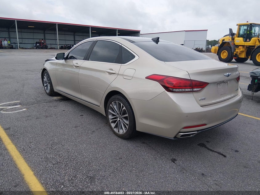 2015 Hyundai Genesis VIN KMHGN4JE2FU087317 IAAI salvage auction — FRONT END, Salvage Title, sold $1,150 on 2026-07-22 (photo 3)
