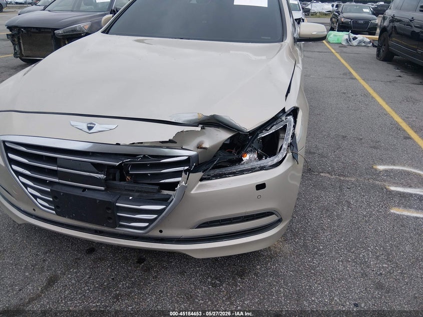 2015 Hyundai Genesis VIN KMHGN4JE2FU087317 IAAI salvage auction — FRONT END, Salvage Title, sold $1,150 on 2026-07-22 (photo 6)