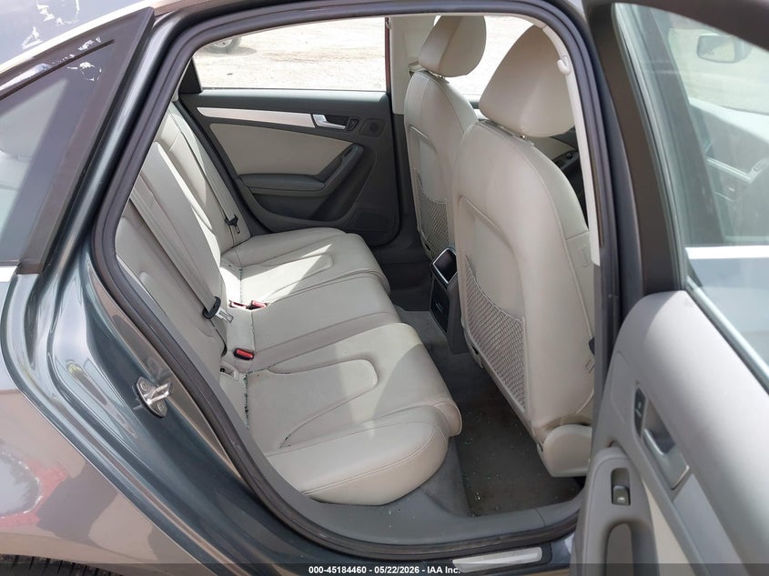 2012 Audi A4 VIN WAUBFAFL1CN010443 IAAI salvage auction — HAIL, Salvage (Illinois), sold $525 on 2026-07-22 (photo 8)