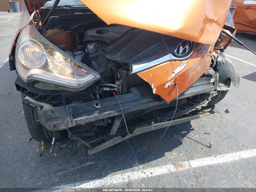 2017 Hyundai Veloster VIN KMHTC6AD7HU307383 IAAI salvage auction — FRONT END, Salvage Title, sold $675 on 2026-07-15 (photo 6)