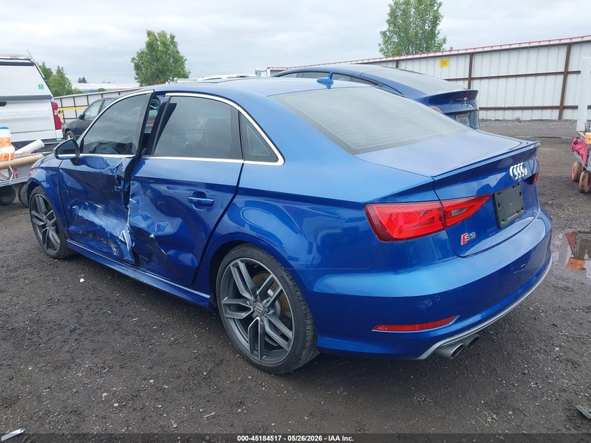 2016 Audi S3 VIN WAUB1GFF7G1001853 IAAI salvage auction — SIDE, Salvage Title, sold $9,200 on 2026-08-04 (photo 3)