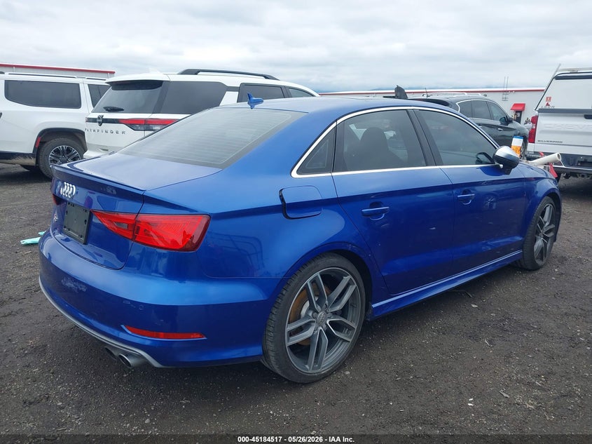 2016 Audi S3 VIN WAUB1GFF7G1001853 IAAI salvage auction — SIDE, Salvage Title, sold $9,200 on 2026-08-04 (photo 4)