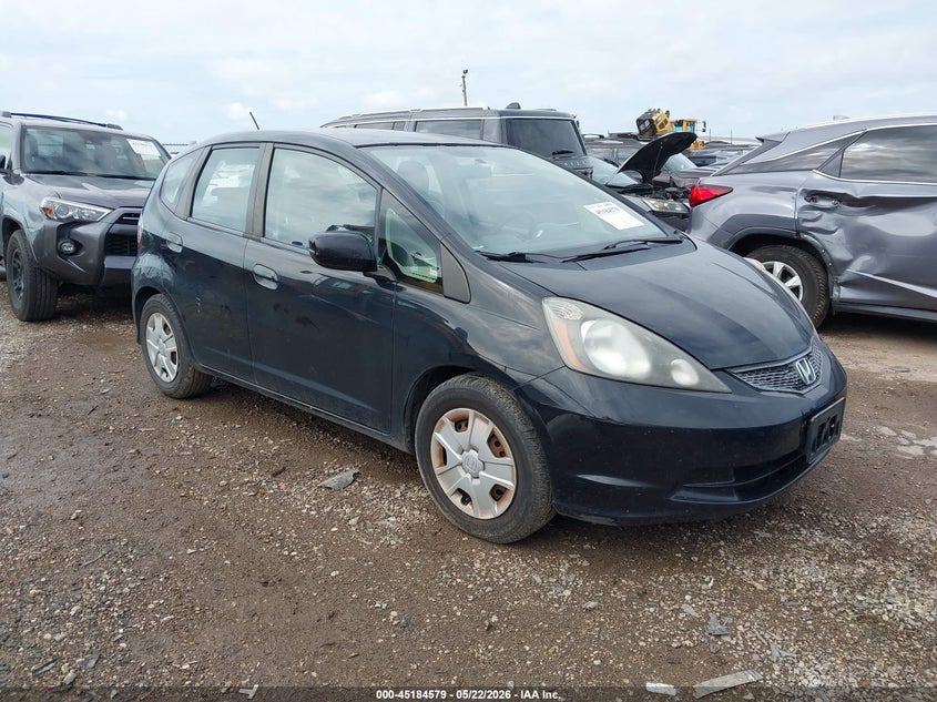 2013 Honda Fit VIN JHMGE8H30DC008261 IAAI salvage auction — LEFT REAR, Original (Texas), sold $1,100 on 2026-07-14 (photo 1)