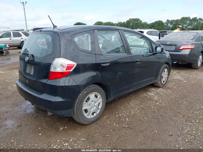 2013 Honda Fit VIN JHMGE8H30DC008261 IAAI salvage auction — LEFT REAR, Original (Texas), sold $1,100 on 2026-07-14 (photo 4)