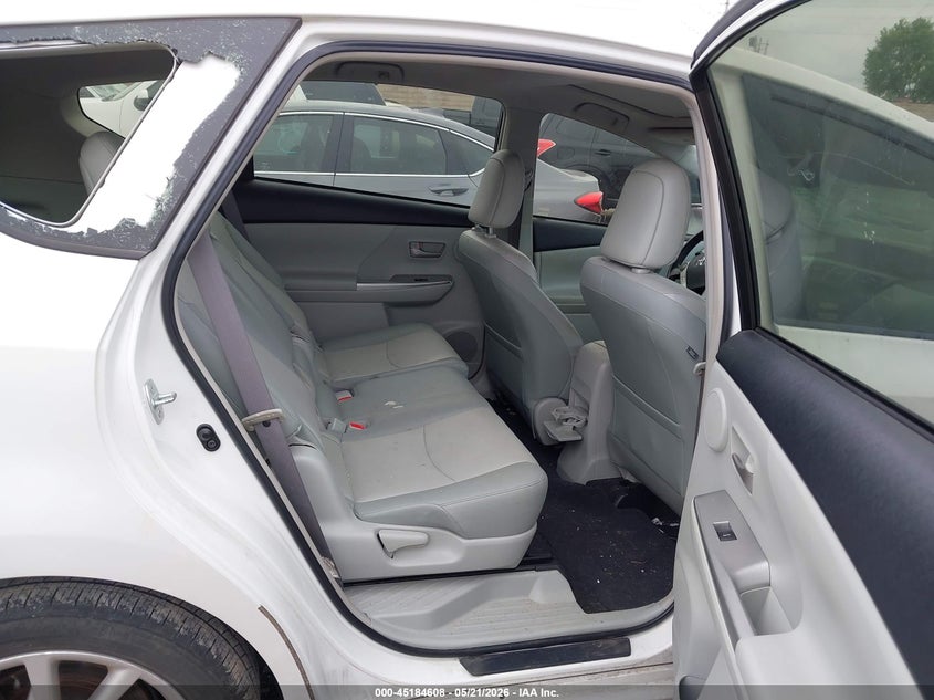 2013 Toyota Prius v VIN JTDZN3EU2D3255498 IAAI salvage auction — HAIL, Clear (Missouri), sold $3,650 on 2026-07-13 (photo 8)