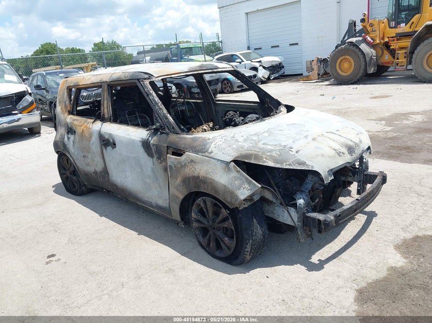 2016 Kia Soul VIN KNDJP3A57G7365045 IAAI salvage auction — TOTAL BURN, Certificate Of Destruction (Florida), sold $200 on 2026-07-15 (photo 1)