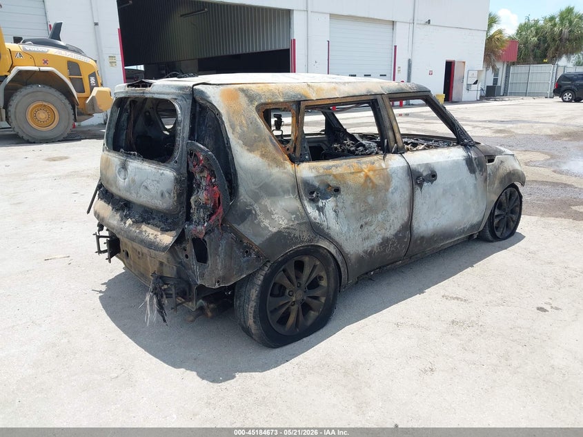 2016 Kia Soul VIN KNDJP3A57G7365045 IAAI salvage auction — TOTAL BURN, Certificate Of Destruction (Florida), sold $200 on 2026-07-15 (photo 4)