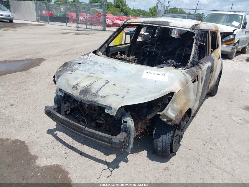 2016 Kia Soul VIN KNDJP3A57G7365045 IAAI salvage auction — TOTAL BURN, Certificate Of Destruction (Florida), sold $200 on 2026-07-15 (photo 6)