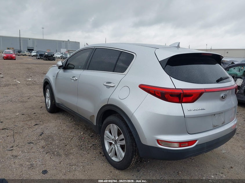 2017 Kia Sportage VIN KNDPMCAC7H7270357 IAAI salvage auction — ENGINE BURN, Salvage (Texas), sold $25 on 2026-07-30 (photo 3)