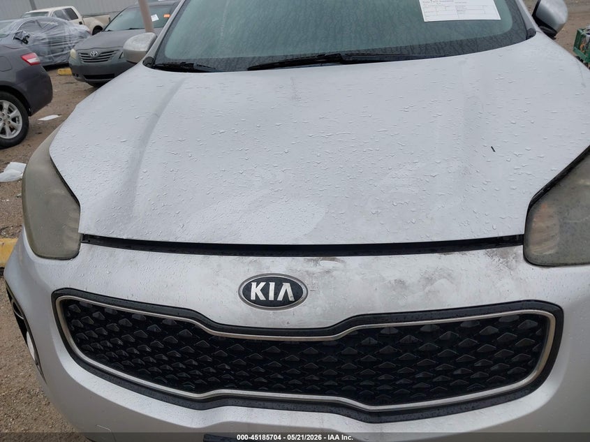2017 Kia Sportage VIN KNDPMCAC7H7270357 IAAI salvage auction — ENGINE BURN, Salvage (Texas), sold $25 on 2026-07-30 (photo 6)