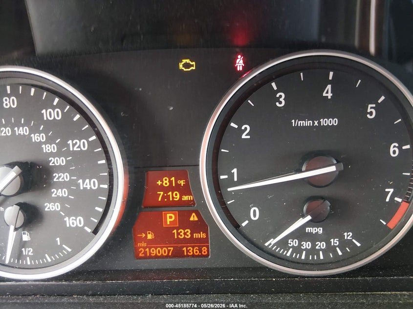 2012 BMW X5 VIN 5UXZV4C51CL762052 IAAI salvage auction — FRONT END, Salvage (Idaho), sold $900 on 2026-07-17 (photo 7)