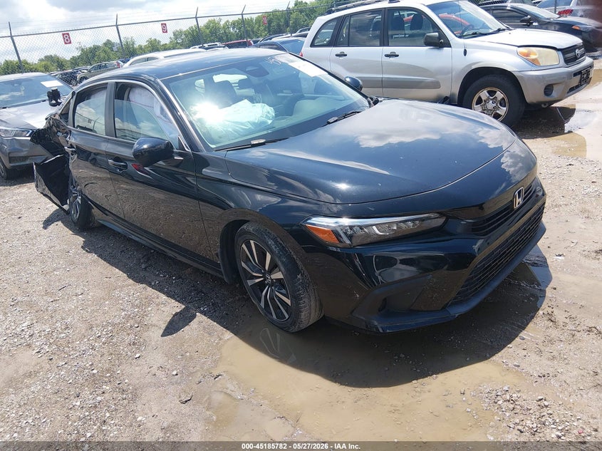 2022 Honda Civic VIN JHMFE1F74NX003129 IAAI salvage auction — RIGHT REAR, Salvage (Kentucky), sold $3,900 on 2026-07-29 (photo 1)
