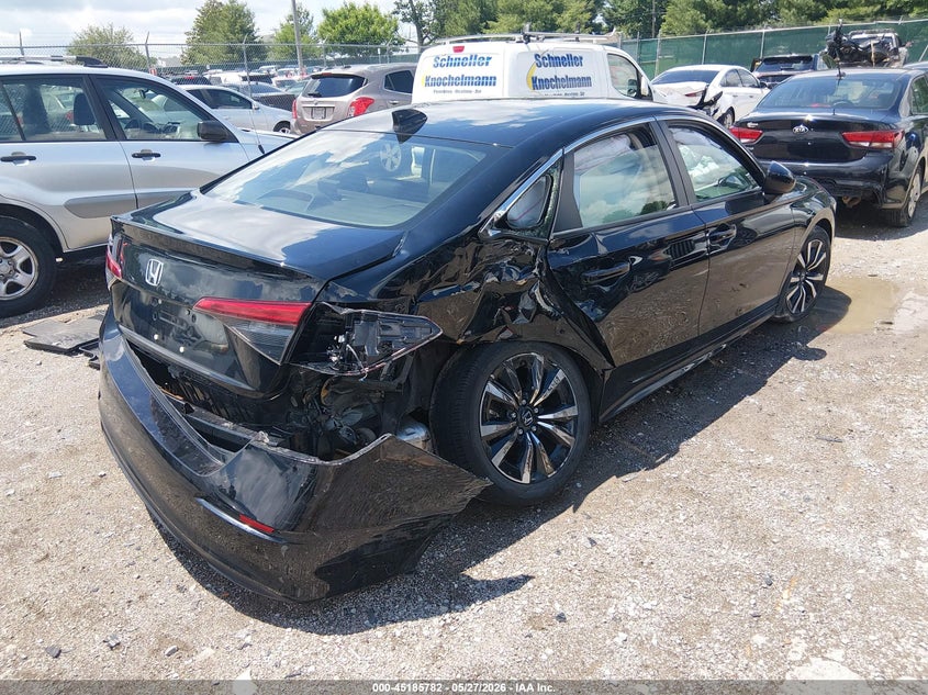 2022 Honda Civic VIN JHMFE1F74NX003129 IAAI salvage auction — RIGHT REAR, Salvage (Kentucky), sold $3,900 on 2026-07-29 (photo 4)