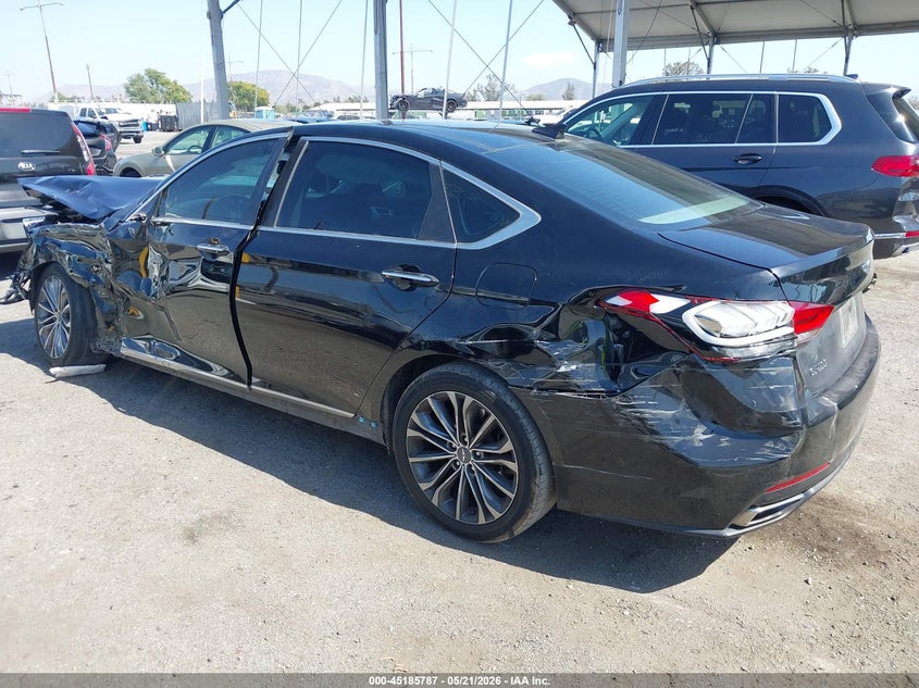 2015 Hyundai Genesis VIN KMHGN4JE1FU093562 IAAI salvage auction — FRONT END, Salvage (California), sold $25 on 2026-07-28 (photo 3)