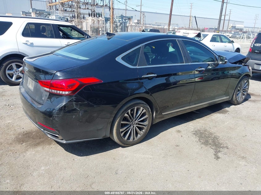 2015 Hyundai Genesis VIN KMHGN4JE1FU093562 IAAI salvage auction — FRONT END, Salvage (California), sold $25 on 2026-07-28 (photo 4)