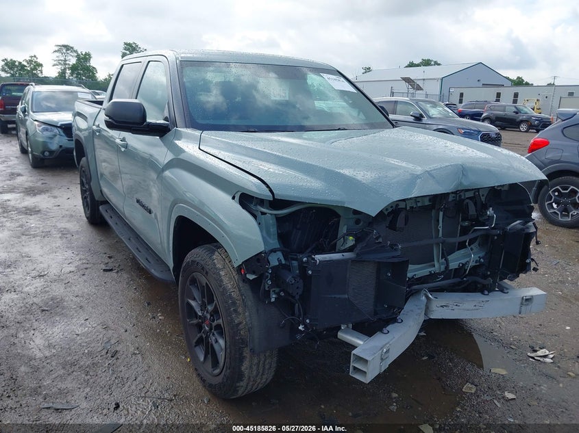 2025 Toyota Tundra VIN 5TFLA5DB8SX250695 IAAI salvage auction — FRONT END, Salvage Title, sold $21,800 on 2026-07-09 (photo 1)
