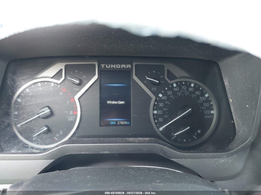 2025 Toyota Tundra VIN 5TFLA5DB8SX250695 IAAI salvage auction — FRONT END, Salvage Title, sold $21,800 on 2026-07-09 (photo 7)