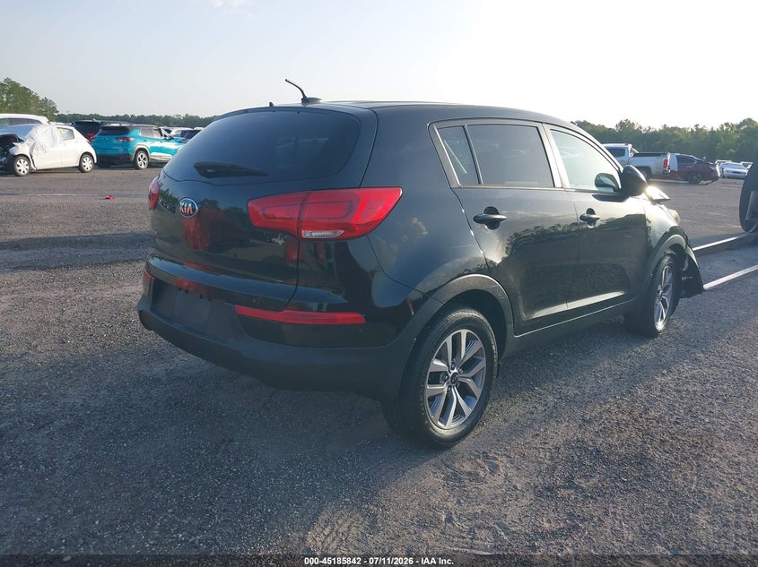 2016 Kia Sportage VIN KNDPB3AC6G7859310 IAAI salvage auction — UNKNOWN, Rebuildable (Florida), sold $1,600 on 2026-07-28 (photo 4)