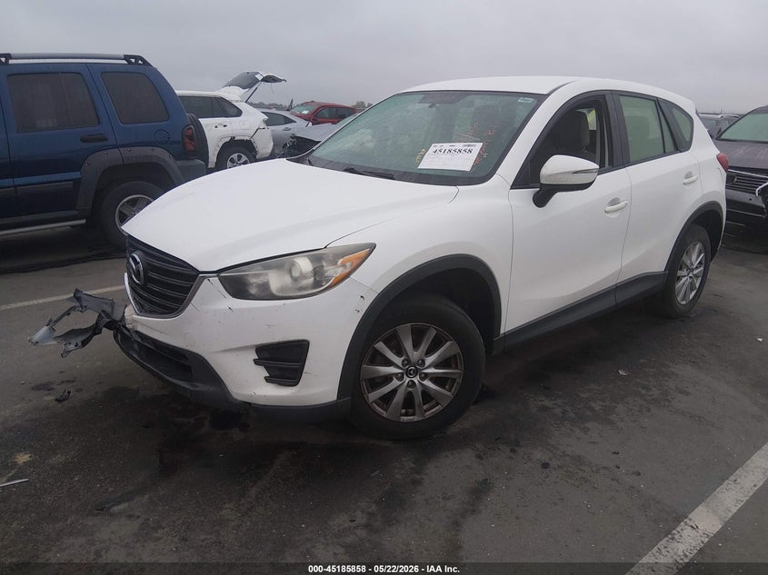 2016 Mazda Cx-5 VIN JM3KE2BYXG0744778 IAAI salvage auction — RIGHT FRONT, Salvage (North Carolina), sold $1,450 on 2026-07-22 (photo 2)