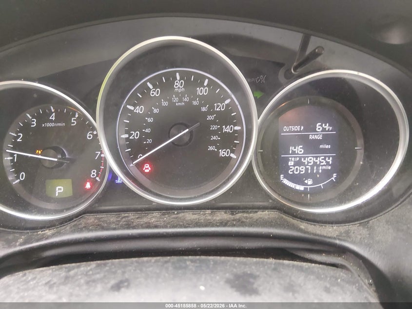 2016 Mazda Cx-5 VIN JM3KE2BYXG0744778 IAAI salvage auction — RIGHT FRONT, Salvage (North Carolina), sold $1,450 on 2026-07-22 (photo 7)