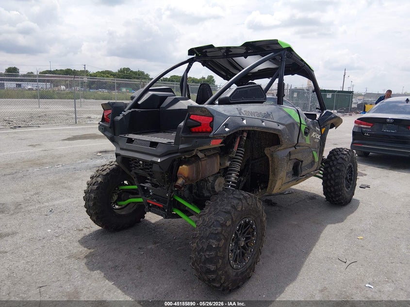 2026 Kawasaki Teryx VIN JKARFCA19TB521980 IAAI salvage auction — ROOF, Salvage (Illinois), sold $6,250 on 2026-07-19 (photo 4)