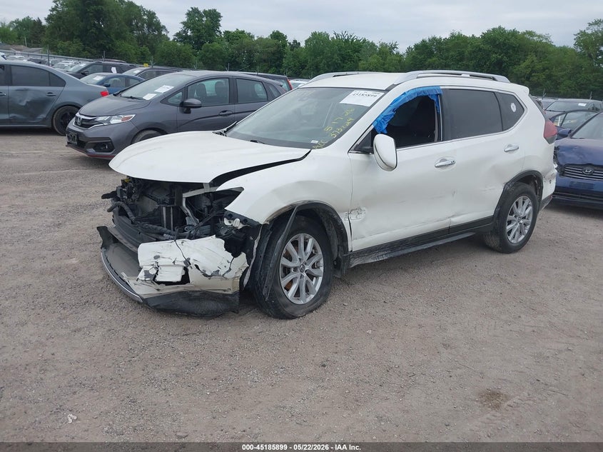 2019 Nissan Rogue VIN JN8AT2MV9KW373829 IAAI salvage auction — FRONT & REAR, Salvage (Iowa), sold $950 on 2026-07-27 (photo 2)