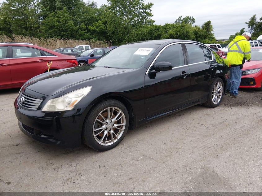 2007 Infiniti G VIN JNKBV61E77M720906 IAAI salvage auction — REAR END, Salvage - Greater Than 75% (Maryland), sold $450 on 2026-07-15 (photo 2)