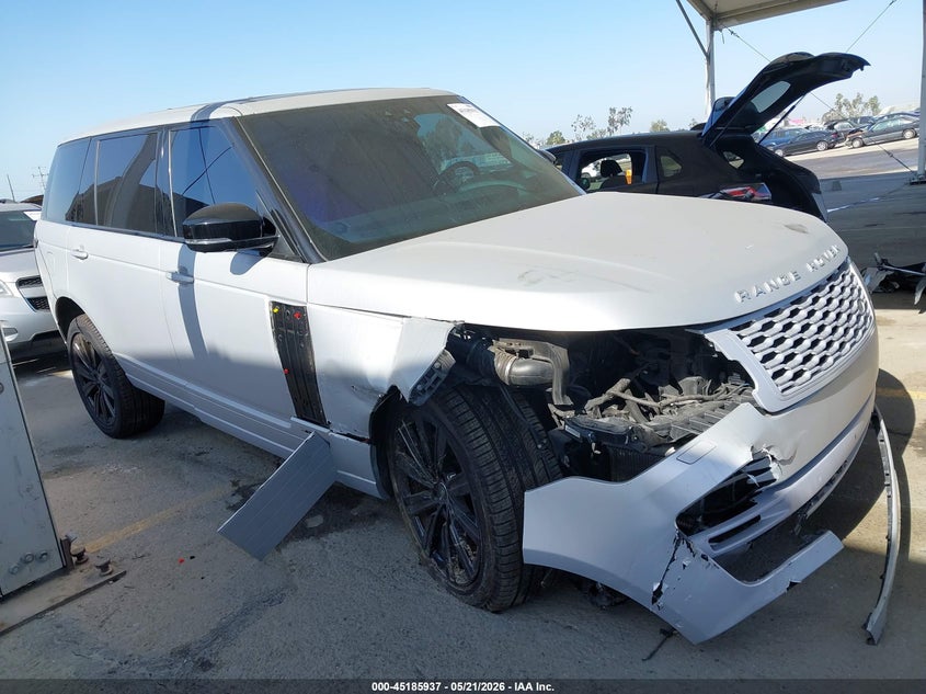 2018 Land rover RANGE ROVER VIN SALGV5RE2JA394990 IAAI salvage auction — RIGHT FRONT, Salvage (California), sold $12,600 on 2026-07-29 (photo 1)