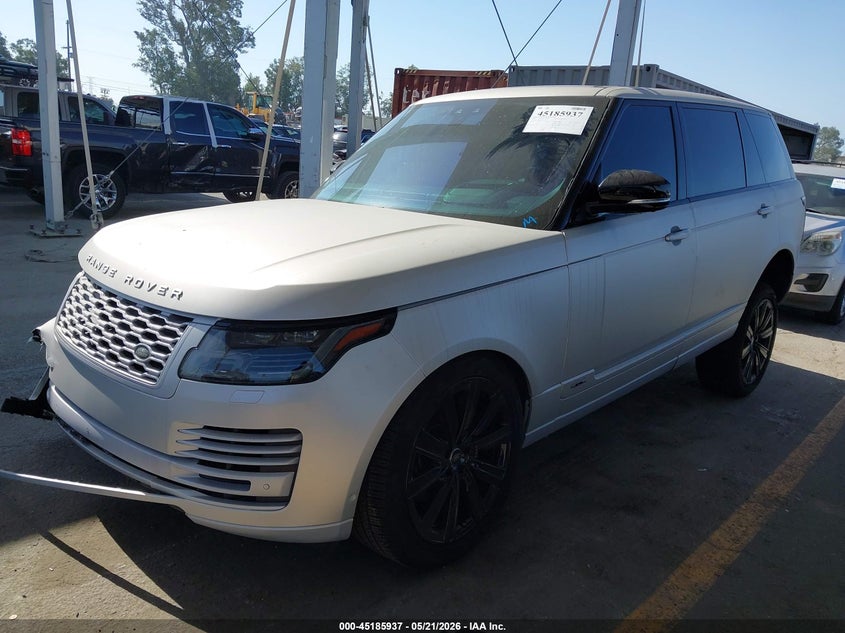 2018 Land rover RANGE ROVER VIN SALGV5RE2JA394990 IAAI salvage auction — RIGHT FRONT, Salvage (California), sold $12,600 on 2026-07-29 (photo 2)