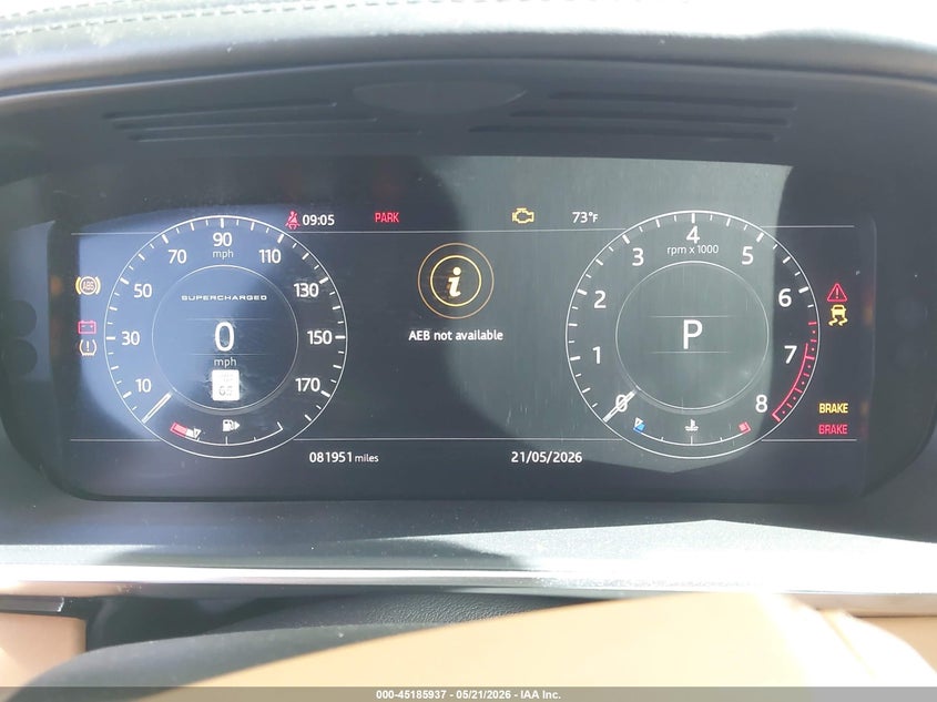 2018 Land rover RANGE ROVER VIN SALGV5RE2JA394990 IAAI salvage auction — RIGHT FRONT, Salvage (California), sold $12,600 on 2026-07-29 (photo 7)