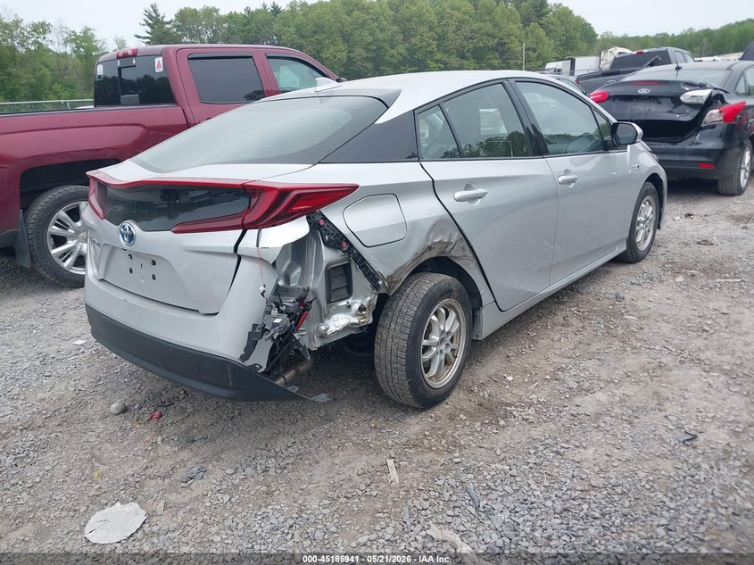 2019 Toyota Prius VIN JTDKARFP2K3117448 IAAI salvage auction — RIGHT REAR, Mv-907A (New York), sold $6,575 on 2026-07-07 (photo 4)