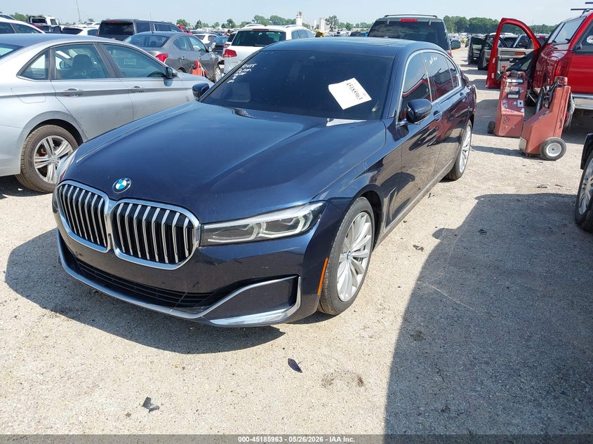 2020 BMW 7er VIN WBA7T2C08LCD68720 IAAI salvage auction — HAIL, Salvage Title, sold $15,200 on 2026-07-31 (photo 2)