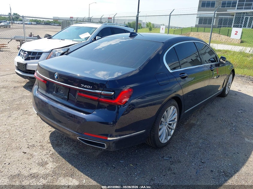 2020 BMW 7er VIN WBA7T2C08LCD68720 IAAI salvage auction — HAIL, Salvage Title, sold $15,200 on 2026-07-31 (photo 4)