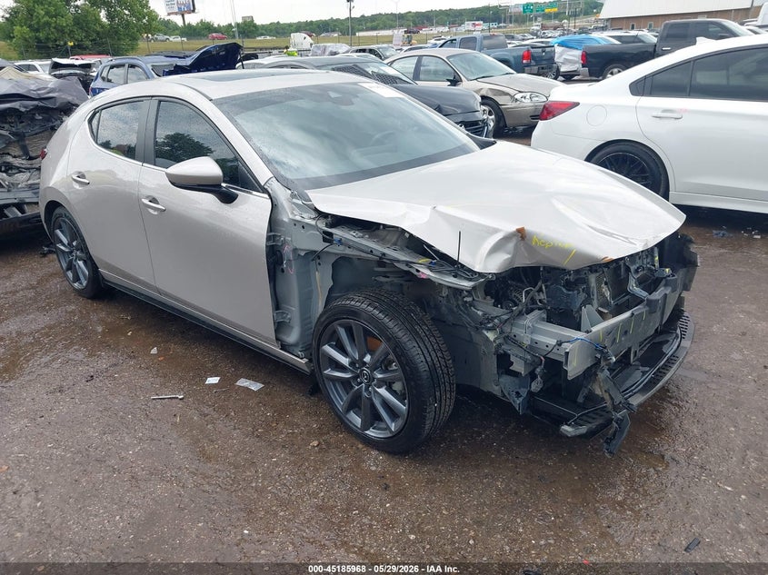 2022 Mazda 3 VIN JM1BPBLL1N1515192 IAAI salvage auction — FRONT END, Salvage Title, sold $6,000 on 2026-08-26 (photo 1)
