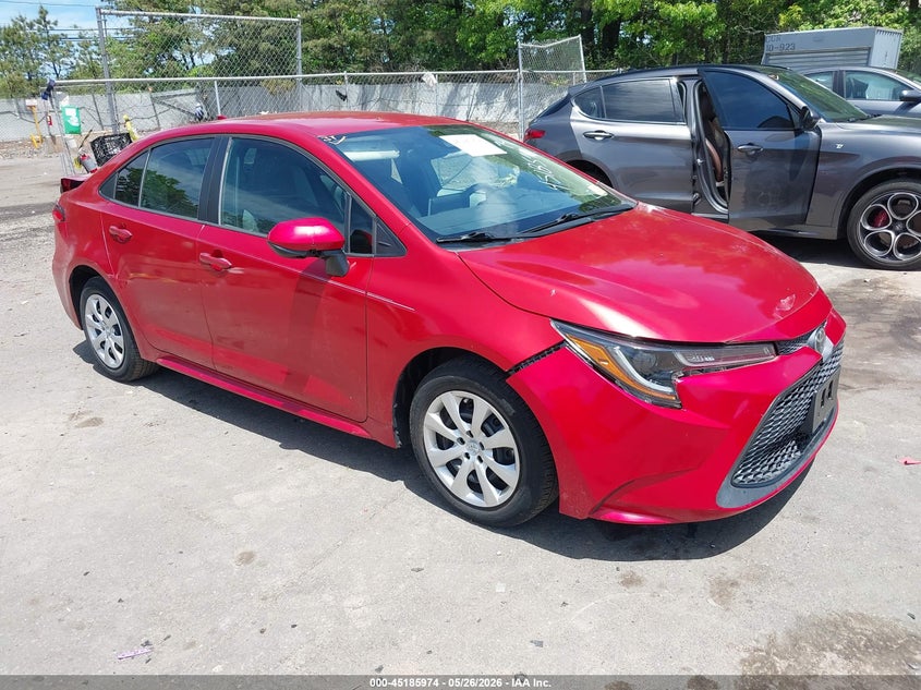 2020 Toyota Corolla VIN 5YFEPRAE0LP094598 IAAI salvage auction — FRONT & REAR, Salvage Title, sold $3,900 on 2026-07-21 (photo 1)