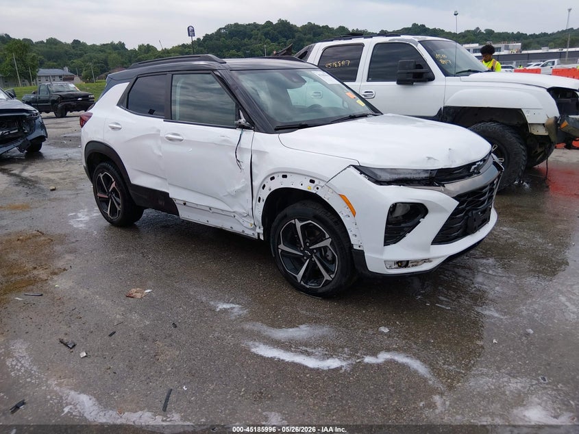 2023 Chevrolet Trailblazer VIN KL79MUSL3PB217693 IAAI salvage auction — RIGHT SIDE, Salvage Title, sold $6,725 on 2026-07-28 (photo 1)