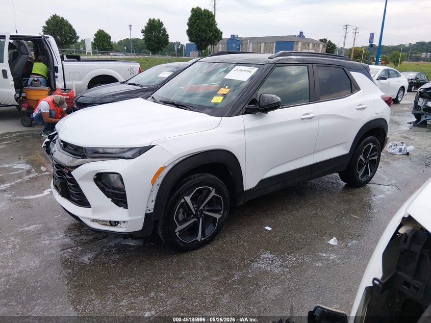 2023 Chevrolet Trailblazer VIN KL79MUSL3PB217693 IAAI salvage auction — RIGHT SIDE, Salvage Title, sold $6,725 on 2026-07-28 (photo 2)