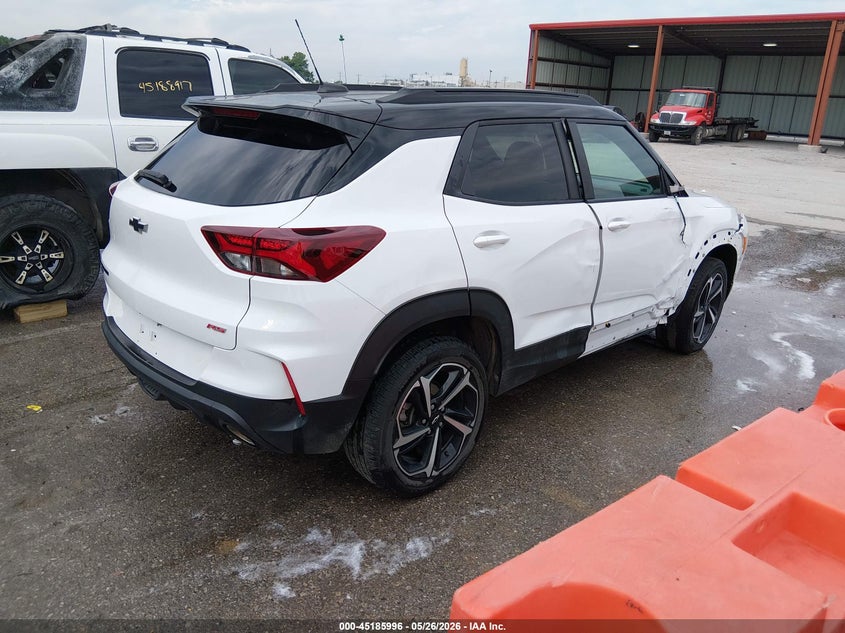 2023 Chevrolet Trailblazer VIN KL79MUSL3PB217693 IAAI salvage auction — RIGHT SIDE, Salvage Title, sold $6,725 on 2026-07-28 (photo 4)
