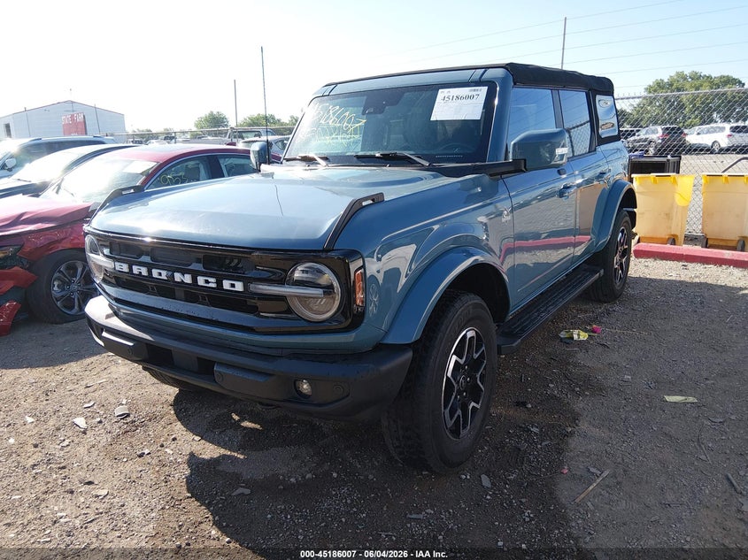 2021 Ford Bronco VIN 1FMDE5BH7MLA91979 IAAI salvage auction — ROOF, Salvage Title, sold $17,700 on 2026-07-29 (photo 2)