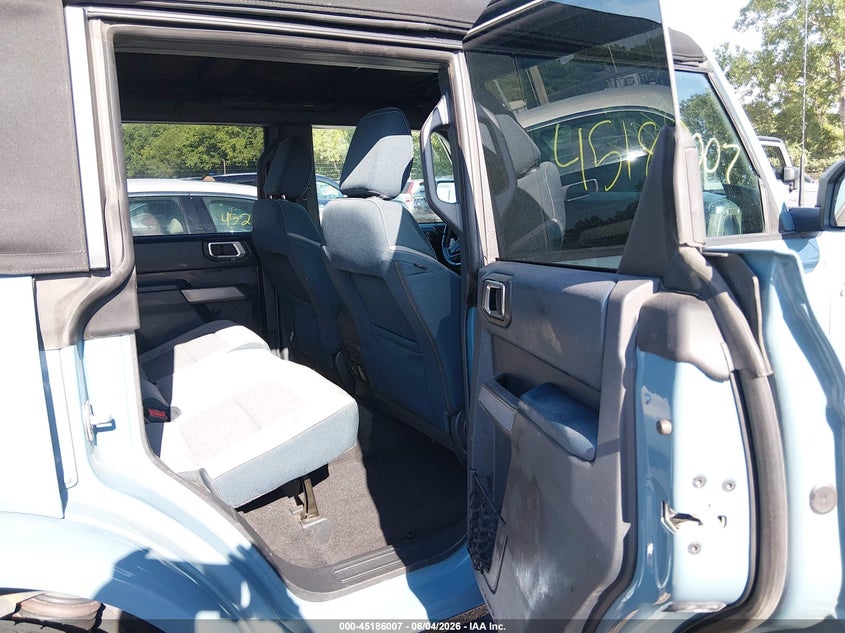 2021 Ford Bronco VIN 1FMDE5BH7MLA91979 IAAI salvage auction — ROOF, Salvage Title, sold $17,700 on 2026-07-29 (photo 8)