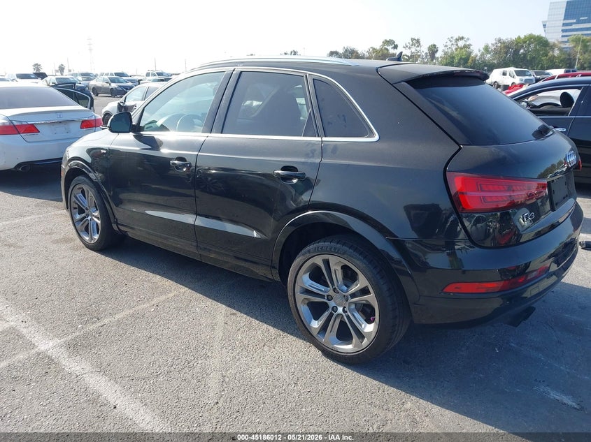 2018 Audi Q3 VIN WA1HCCFS3JR004264 IAAI salvage auction — RIGHT FRONT, Salvage (California), sold $1,400 on 2026-07-23 (photo 3)