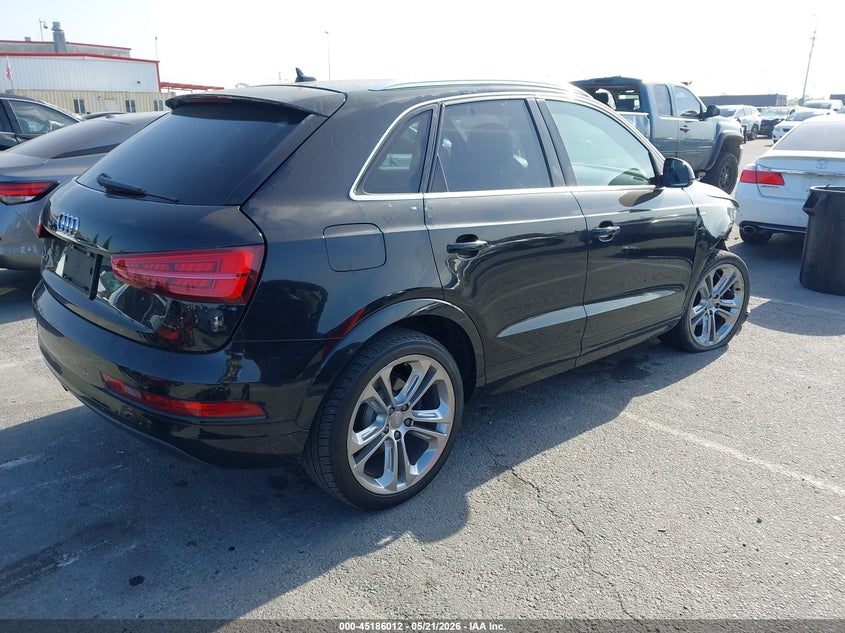 2018 Audi Q3 VIN WA1HCCFS3JR004264 IAAI salvage auction — RIGHT FRONT, Salvage (California), sold $1,400 on 2026-07-23 (photo 4)