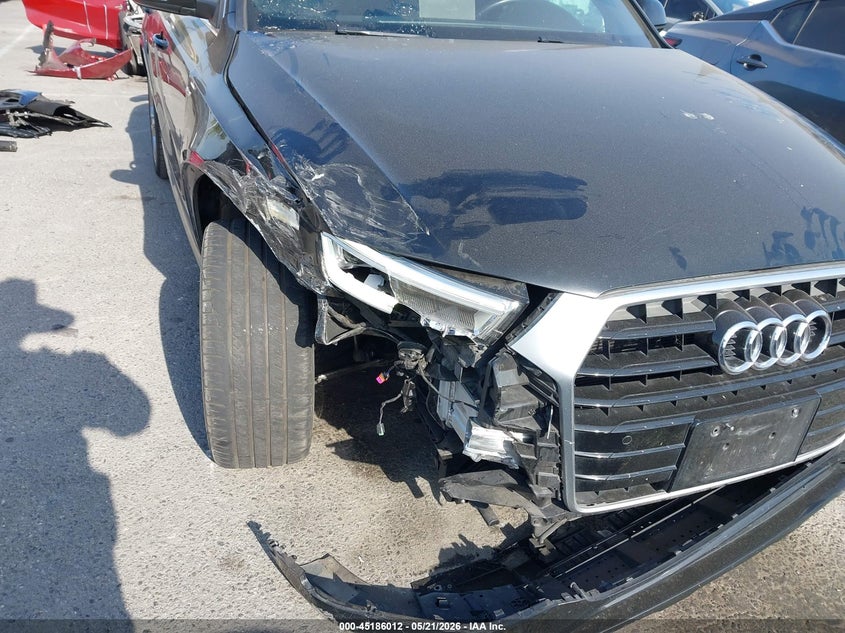 2018 Audi Q3 VIN WA1HCCFS3JR004264 IAAI salvage auction — RIGHT FRONT, Salvage (California), sold $1,400 on 2026-07-23 (photo 6)